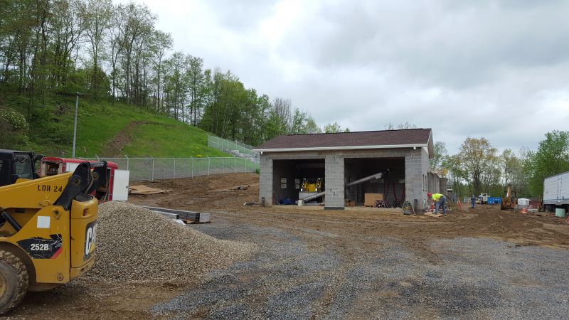 New Sludge Dewatering Building