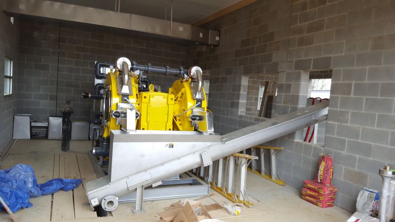 New Rotary Fan Sludge Press