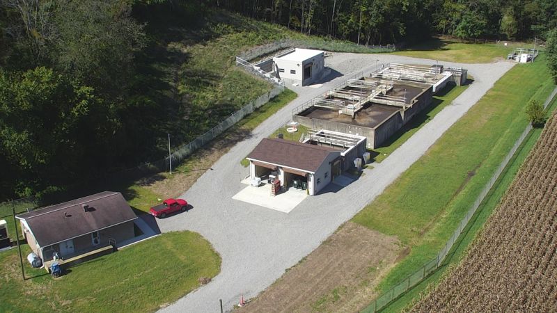 Aerial View of Completed Plant Upgrade